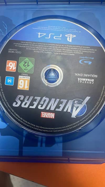 Playstation 4 blu ray marvel