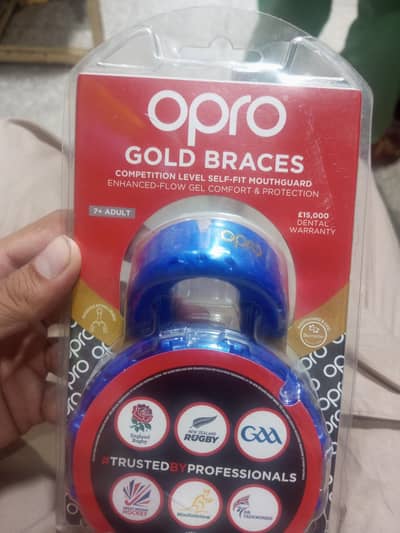 Opro gold braces imported