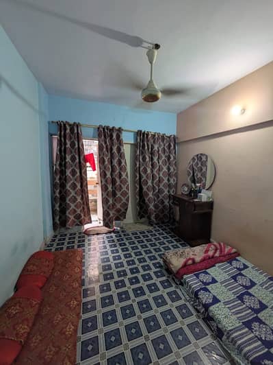 Flat For Sale 2 Bed DD Shumail Heaven Block 16 Gulistan e Jauher
