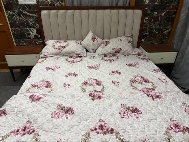 Solid Wood Bed Set 3