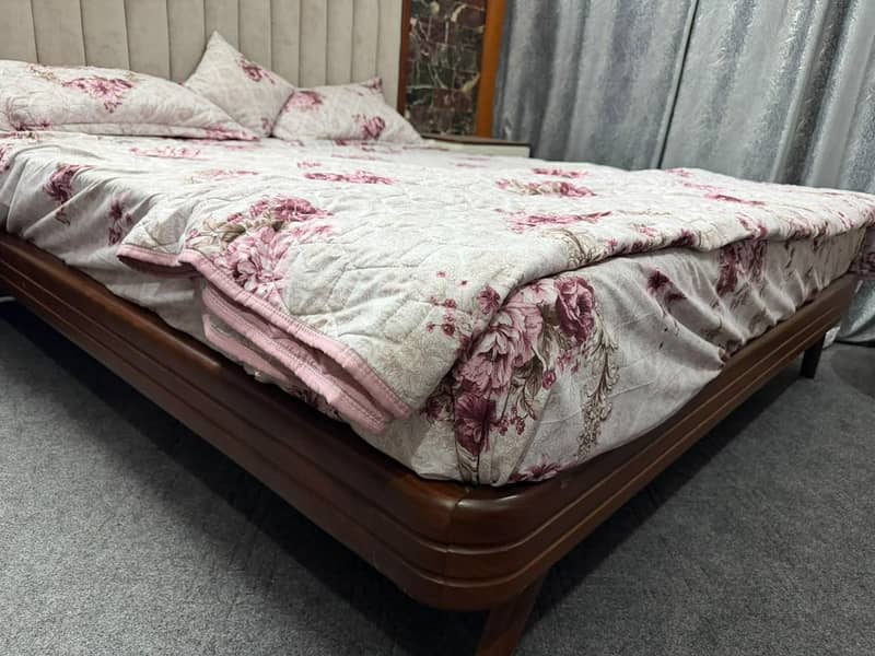 Solid Wood Bed Set 9