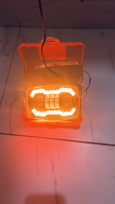 REGO Panel or M4 LED light. Bike Honda CD70 and CG125.