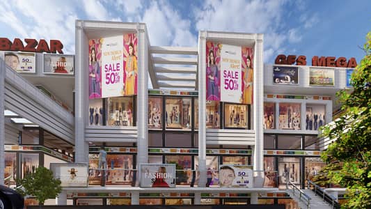 50 Square, Mega Bazar, GFS, North Town Phase1, 200 Feet Road, Surjani Town Karachi Shop For Sale
