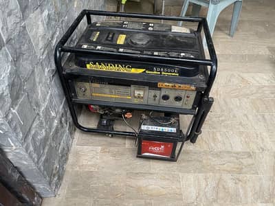 Sanding generator pure copper electric start 7-10 kva