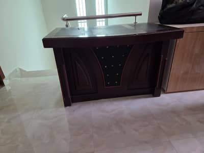 Solid Wooden Executive Office Desk / Office Table