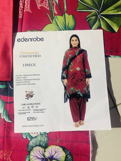 Vibrant Magenta Digital Printed Lawn 3-Piece Suit