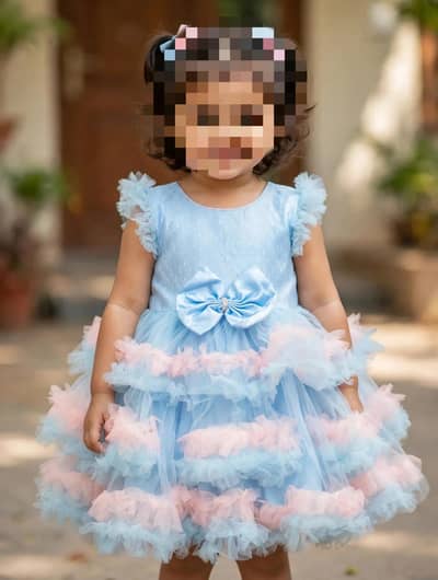2 to 3 yrs baby girl fancy frock