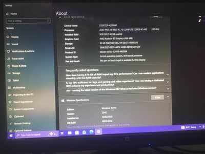 HP EliteDesk 705 G3 SFF PC - AMD A8 8GB RAM