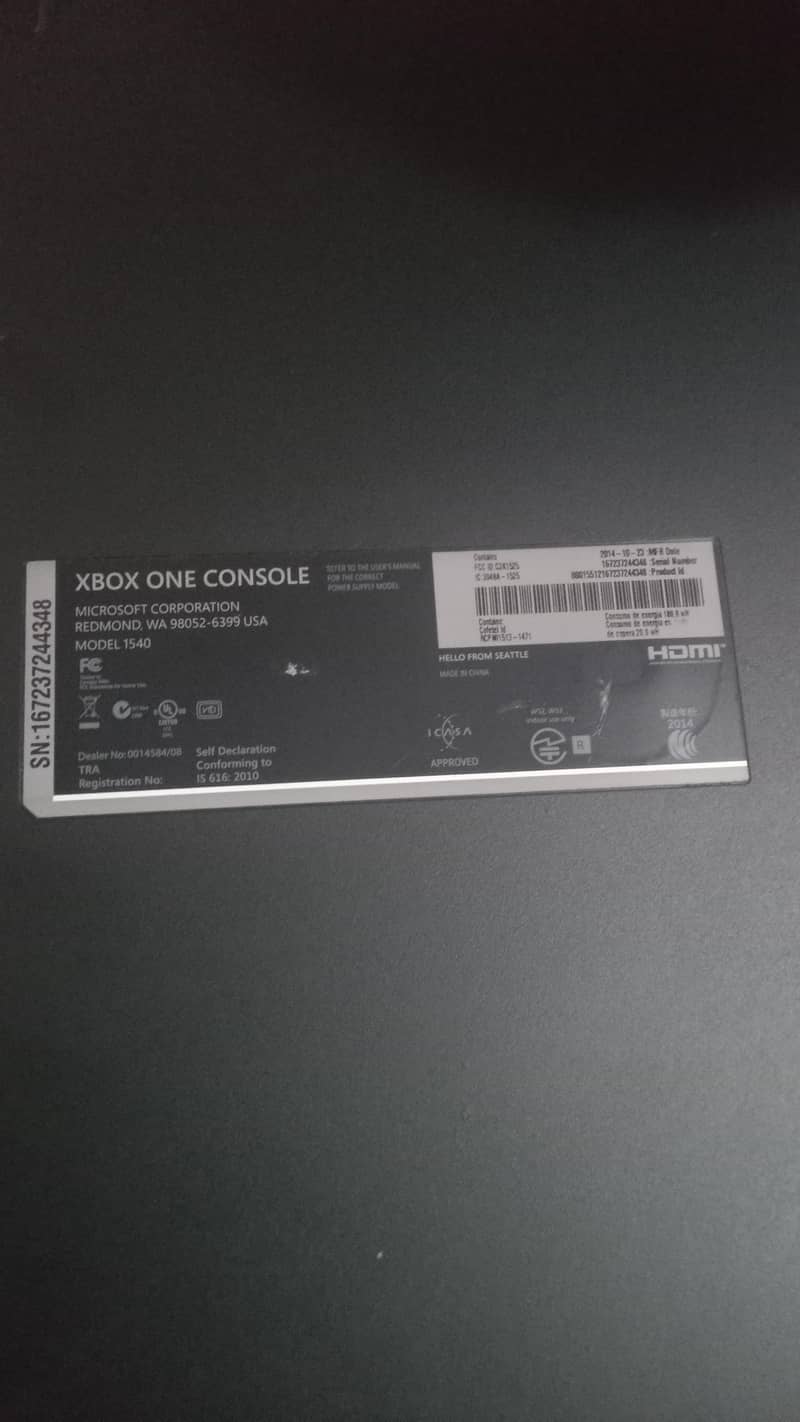Xbox one 0
