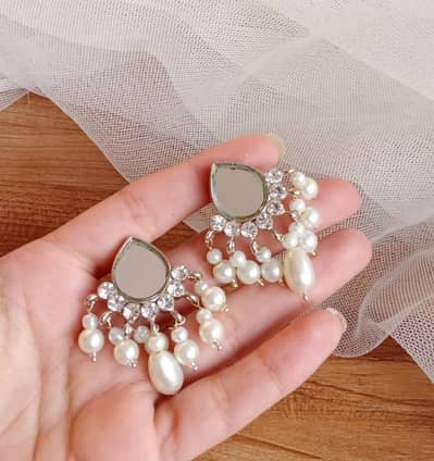 Pearl Earrings for Women Weddings & Parties