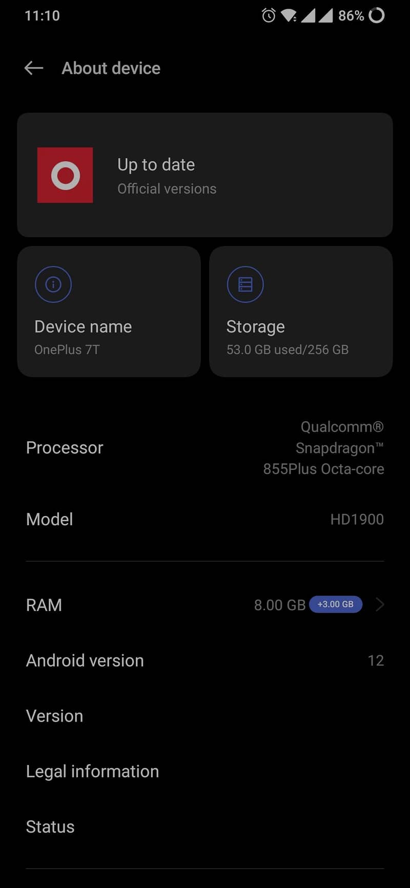 One Plus 7T 2