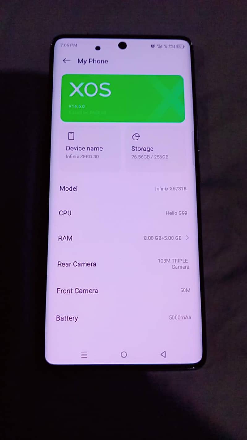 Infinix Zero 30 7