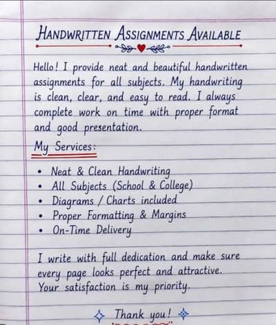 assignment writing
