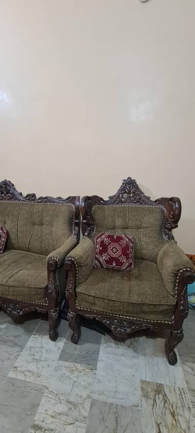 sheesham Sofa set 5 piece