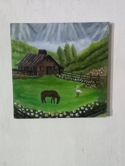 Hand made painting.