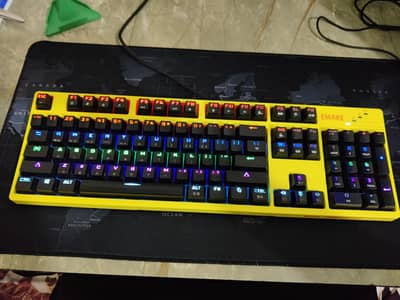 EMAKE RGB Mechanical Gaming Keyboard (Full Size 104 Keys)