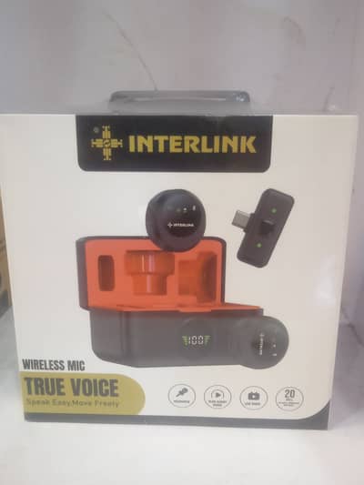 Interlink True Voice Wireless Mic for Vlogging