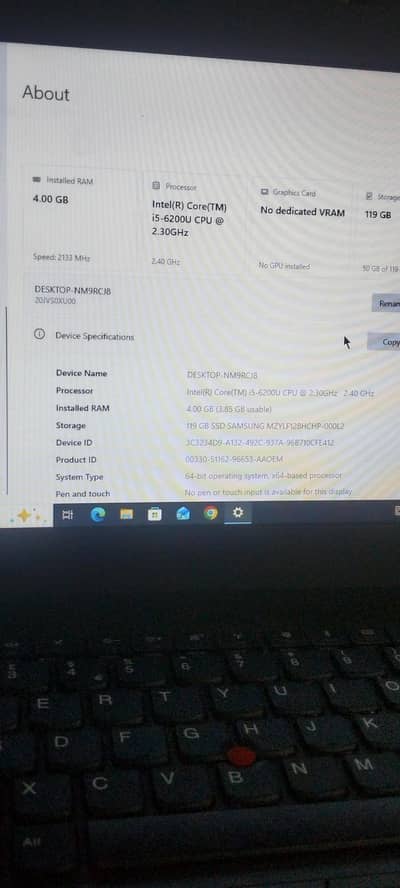Lenovo laptop for sale