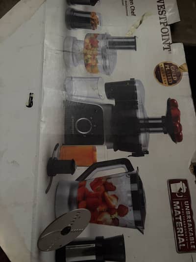 Juicer and blender