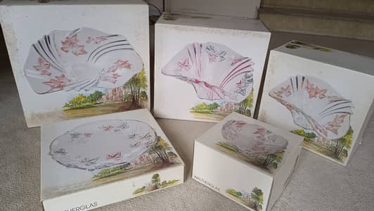 WALTHERGLAS Brand German-Made Hand Painted Engraved Glass Decorations