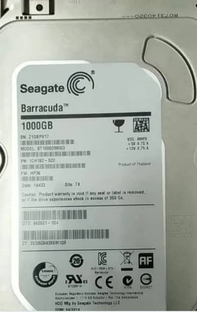 1TB Harddisk