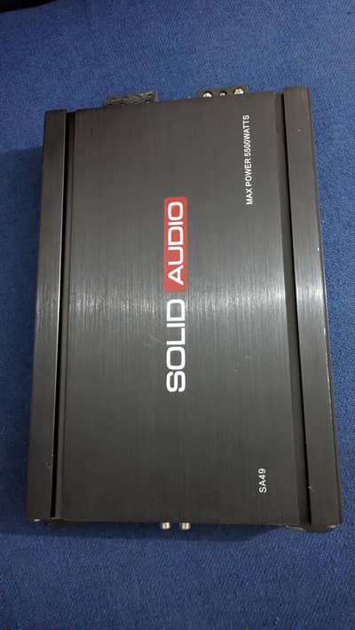 Solid Audio SA49 4-channel car amplifier 5500Watts