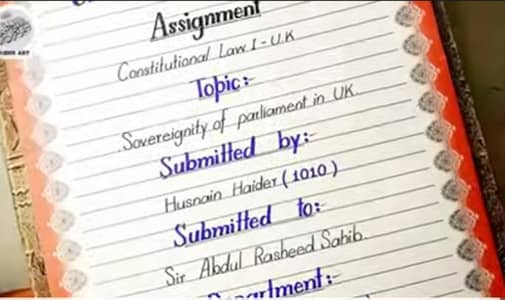 assiment writing