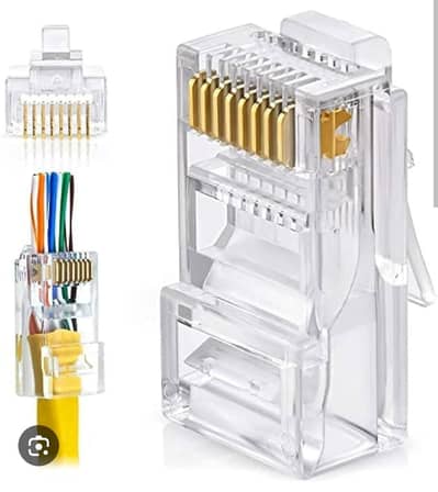 Rj 45 Rj 11 conectors