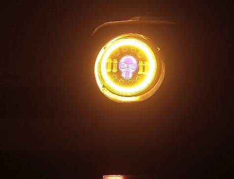 Skull  Headlight Multifunction Skeleton  skull  2