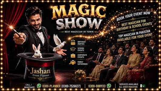 Magic Show | Magician | Balloons Decoretion | Magic Tricks | Fun Event