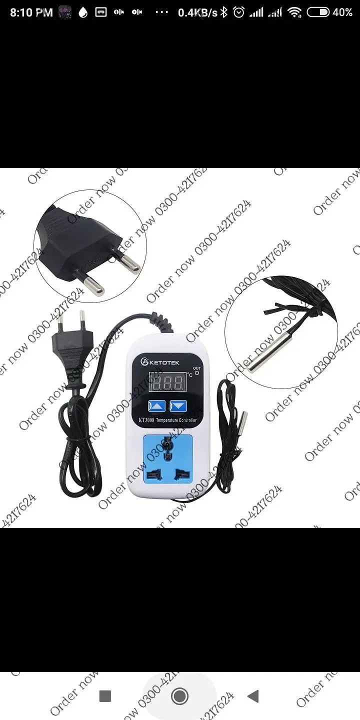 Digital Thermostat 220V incubator -50~110C With Sensor Temperature — photo 6