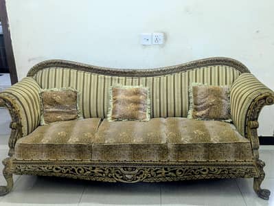 Pure Sheesham Wood 5-Seater Sofa for Sale