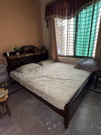 Wooden bed