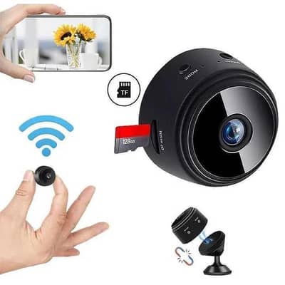 Mini WiFi Magnetic Camera with TF Card Support & Mobile Viewing