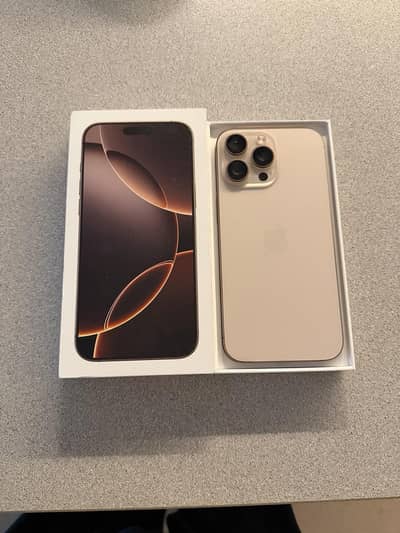 Apple iPhone 16 Pro Max with full box contact WhatsApp