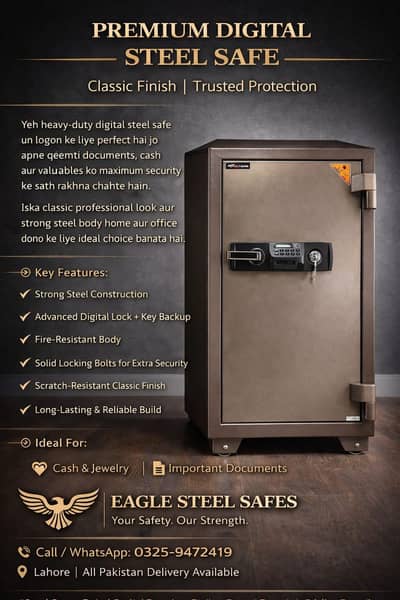 Cash lockers steel lockers in Pakistan digital Locker Tijori Safe