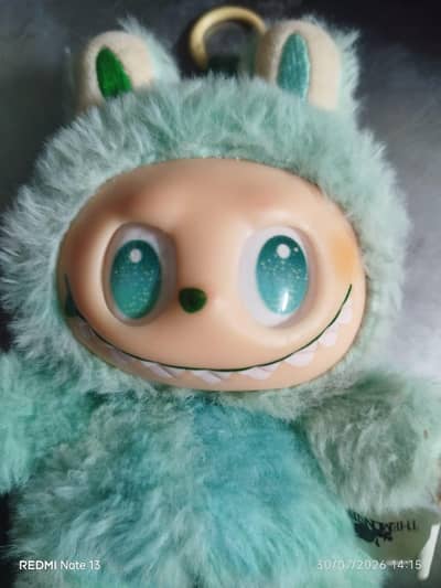 labubu doll green colour and beautiful 