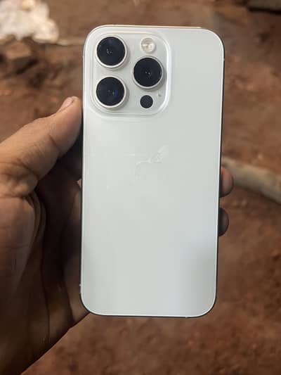 Iphone 15 Pro White Titanium JV | Like New | All Origin