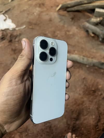 Iphone 15 Pro White Titanium JV | Like New | All Origin