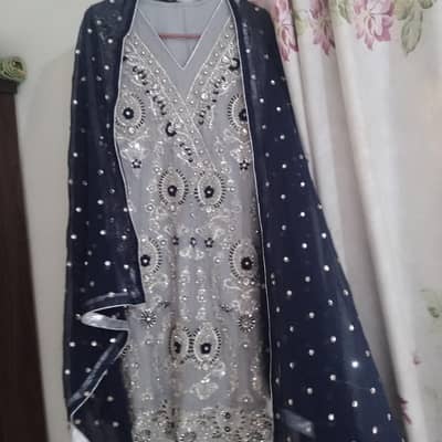 3 piece embroidery stitch suit