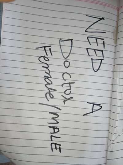 NEED A FEMALE DOCTOR FOR CLINIC