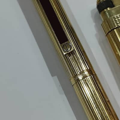 Dunhill Gemline Burley Gold Plate Fountain Pen