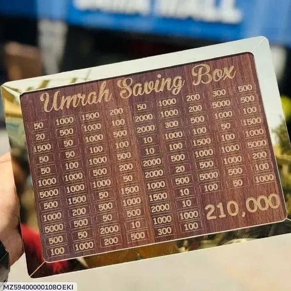 Umrah saving box 0