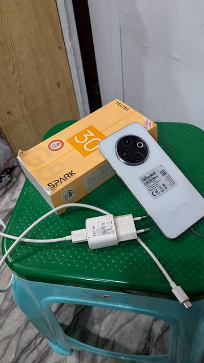 Tecno spark 30c pta approved with box and charger