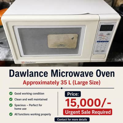 Dawlance microwave oven
