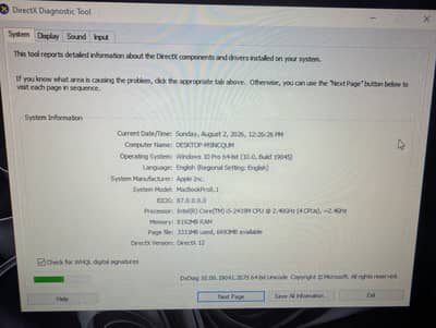 MacBook pro