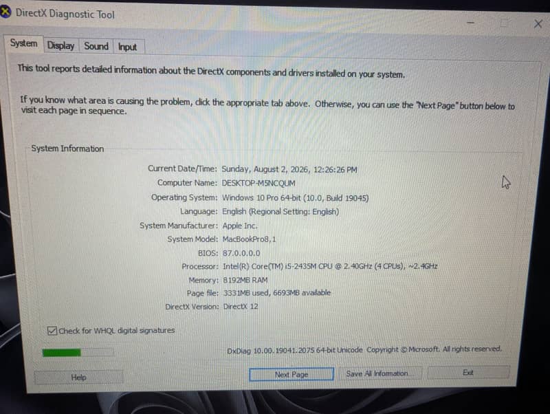 MacBook pro 0