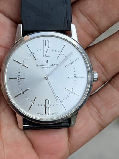 BERNHARD H. MAYERS SWISS WATCH