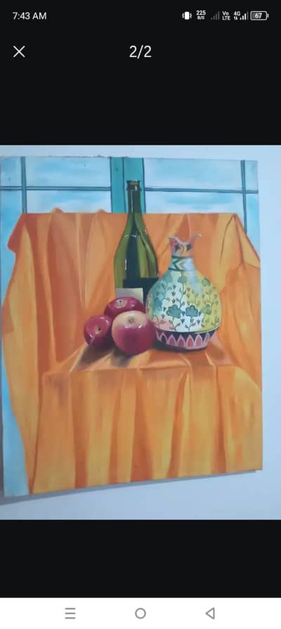oil painting on canvas