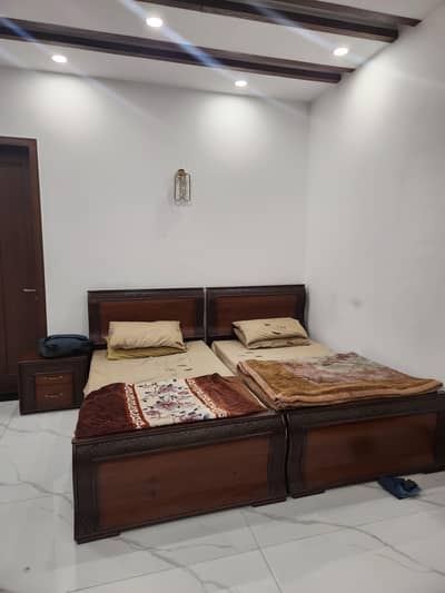 2 Single Bed For Sale With Dressing Set